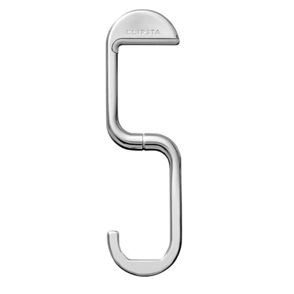 FLIP Bag Hook - Newly Redesigned. Portable Purse Hanger for Table with Magnetic Closure - Now Holds up to 50 lbs (Silver) - color: Silver