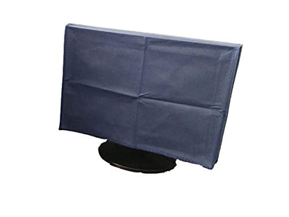3 Pieces Computer Dust Cover Monitor + Keyboard+ Computer Host Pc Dust Proof Computer Covers Case Computer Dust Cover for Desktop Pc CPU Tower Protector (24'' Monitor Set Blue) - size: 24'' Monitor Set Blue