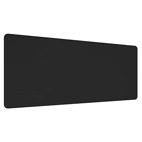 PATIKIL 28"x14" Desk Mat Protector, PU Leather Non-Slip Waterproof Keyboard Pad Writing Mat for Office Home, Black - color: Black, size: 28"x14"