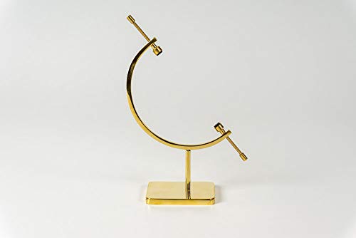 Mineral, Ornament, Gem, Shell, Coin, Display Stand - Caliper Type Stand (Brass) AU6