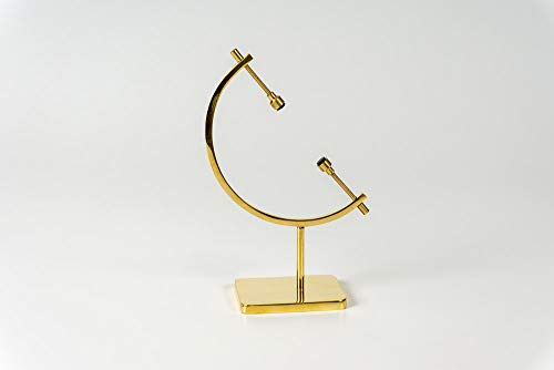Mineral, Ornament, Gem, Shell, Coin, Display Stand - Caliper Type Stand (Brass) AU6