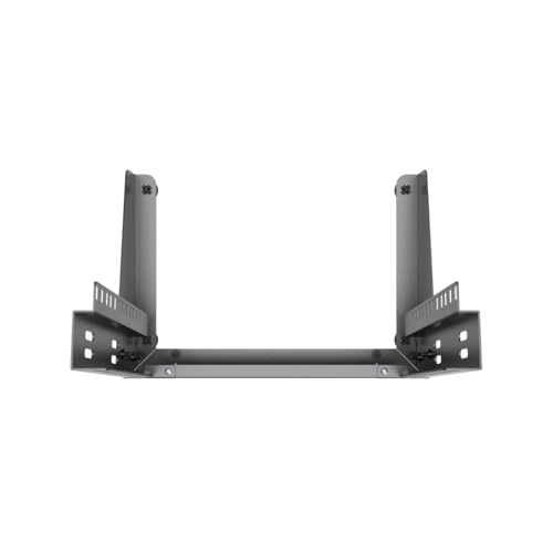 8U Small Desktop Network Rack, 10 inch Mini Open Frame Desktop Cabinet for 10 inch Network, Servers, Audio, Video and Studio Equipment Free Standing Home Office Rack (8U) - size: 8U