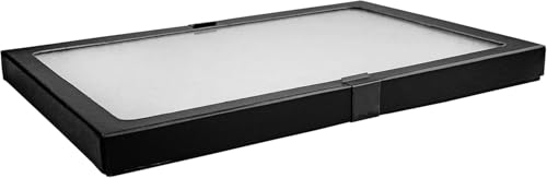 SE Glass Top Display Box - JT928 - size: 12" X 8-¼” X ¾"