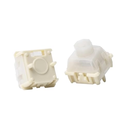 OOCTPK Chilkey WS Flux HE Hall Effect Switches: Linear Factory Pre-Lubed Magnetic Keyboard Switches, Freely Setting Pre-Travel Key Switch for Rapid Trigger HE Gaming Keyboard (5 Pcs) - color: WS Flux Switches-Clacky-5 pcs