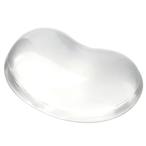 Gel Wrist Rest for Mouse, Transparent Cushion Wrist Support Wrist Pad Ergonomic Mouse Wrist, Hand Mouse Wrist Rest for Computer, Laptop, Office, Home, School