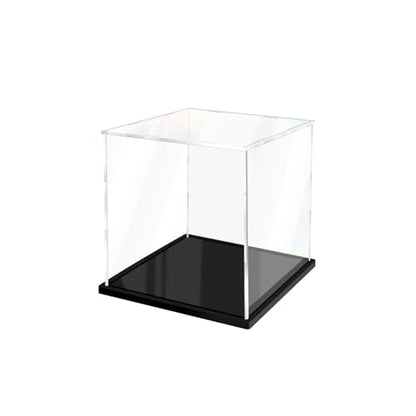 Acrylic Display Case for Collectibles Assemble Clear Acrylic Boxes for Display Thickened Glass Case for Lego Figures Doll Hobby (6.7x6.7x6.7 inch; 17x17x17 cm) - size: 6.7 x 6.7 x 6.7 inches