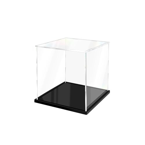Acrylic Display Case for Collectibles Assemble Clear Acrylic Boxes for Display Thickened Glass Case for Lego Figures Doll Hobby (6.7x6.7x6.7 inch; 17x17x17 cm) - size: 6.7 x 6.7 x 6.7 inches