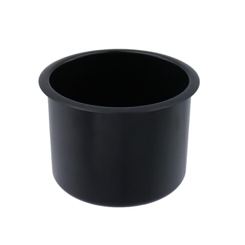 Dnyta 2Pcs 3.8" x 2.6" Black Plastic Cup Holder Insert, Sofa Recliner Car Seat Cups Holder Replacement, Poker Table Cup Holders, for Table, Sofa, Boats, Truck, Car - color: 2pcs, Black, size: 3.8" x 2.6", Bottom U-shaped groove