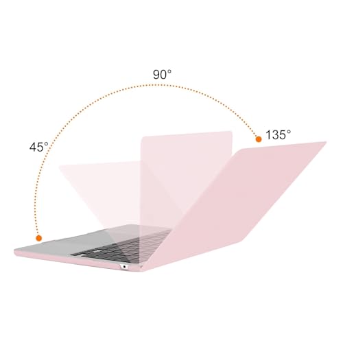 MOSISO Compatible with MacBook Air 13 inch Case M5 2026 M4 2025 M3 M2 2024-2022 A3449 A3240 A3113 A2681, Scratches-Resistant Protective Hard Shell for MacBook Air 13.6 inch Case, Baby Pink - color: Baby Pink