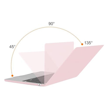 MOSISO Compatible with MacBook Air 13 inch Case M5 2026 M4 2025 M3 M2 2024-2022 A3449 A3240 A3113 A2681, Scratches-Resistant Protective Hard Shell for MacBook Air 13.6 inch Case, Baby Pink - color: Baby Pink