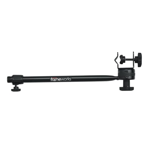 Gator Frameworks Adjustable Clamp-On Angled Mini Interlocking Design 16 Inch Boom Arm (GFW-MIC-CLMPBM16) - style: 16" Boom - Clamp