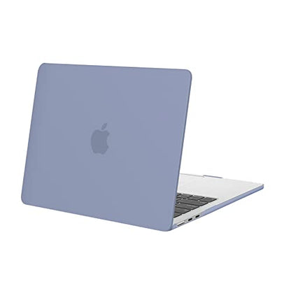 MOSISO Compatible with MacBook Air 13 inch Case M5 2026 M4 2025 M3 M2 2024-2022 A3449 A3240 A3113 A2681, Scratches-Resistant Protective Hard Shell for MacBook Air 13.6 inch Case, Lavender Gray - color: Lavender Gray