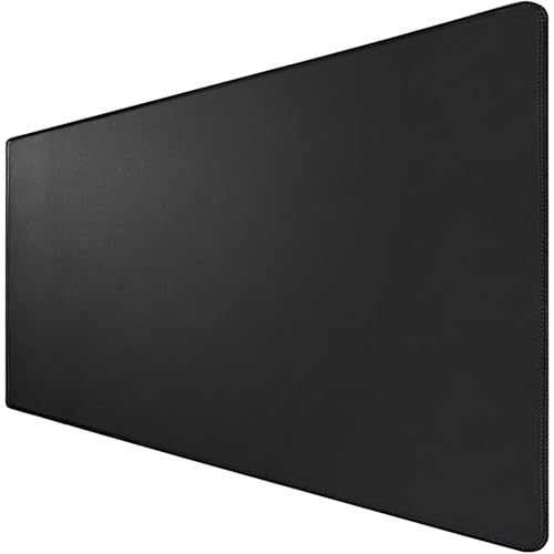 Large Mouse Pad, Desk Mat with Non-Slip Rubber Base, Waterproof Gaming Mousepad with Stitched Edges, XXL Computer Long Keyboard Mouse Mat for Gamer, Office & Home, 31.5" x 15.7", Black - color: Black, size: 31.5" x 15.7"