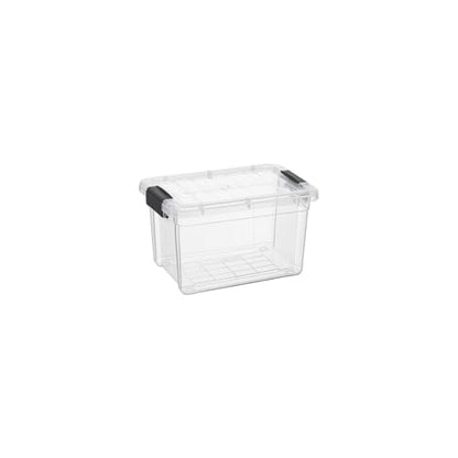 Superio Mini Storage Container Plastic Crayon Box Art Supplies and Sewing Case Stackable Clear Small Organizer for Beads, Stationery, Chalk, and Food, 1.4 Quart, 5 Pack - size: 1.4 Quarts, style: 5 Pack