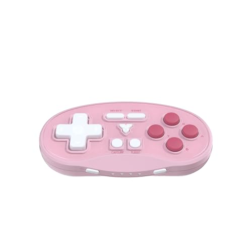 FANTECH EOS Mini Bluetooth Gamepad: Pocket Wireless Controller for Switch - color: Pink