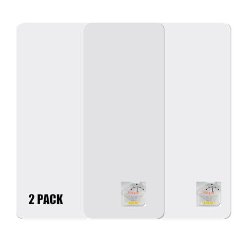 Kuyal 2 Pack 1/5" Thick Office Chair Mat, 36" x48" Heavy Duty Hard Computer Chair Mat, Under Desk Protector Carpeted Floors Mats, Easy Chair Movement, Can be Used on Carpet or Hard Floor, Ship Flat - size: 36" x 48" x 1/5" Rectangle