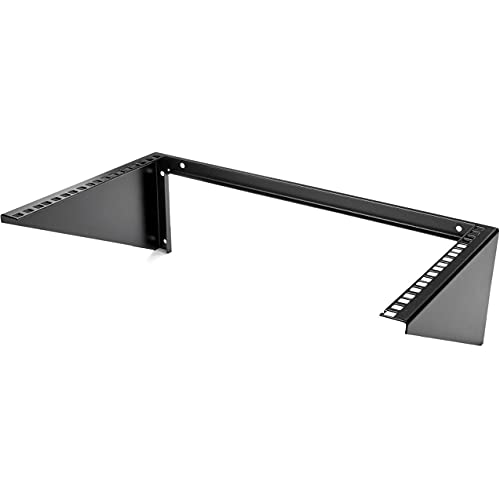 StarTech 6U Vertical Wall-Mount Patch Panel Rack, 19in, TAA (RK619WALLV) - size: 6U