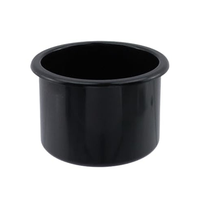 Dnyta 2Pcs 4" x 2.5" Black Plastic Cup Holder Insert, Sofa Recliner Car Seat Cups Holder Replacement, Poker Table Cup Holders, for Table, Sofa, Boats, Truck, Car - color: 2pcs, Black, size: 4" x 2.6", Regular style