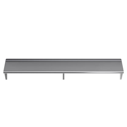 AmGood 14" X 72" Stainless Steel Wall Shelf | Metal Shelving | Garage, Laundry, Storage, Utility Room | Restaurant, Kitchen | Food Prep | NSF Certified