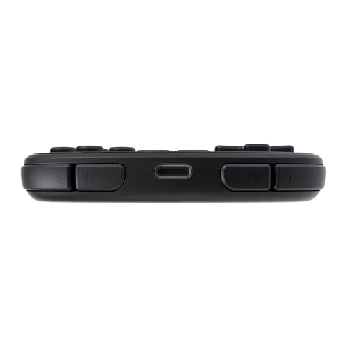 FANTECH EOS Mini Bluetooth Controller: Keychain Remote for Anki, PPT, Switch - color: Black
