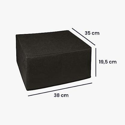 kwmobile Dust Cover Compatible with Epson EcoTank ET-2850 / EcoTank ET-2856 - Printer Case - Fabric Protector Cover - Dark Grey