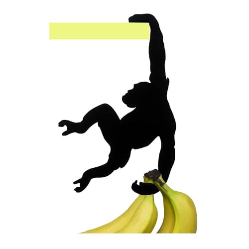 Orangutan Banana Hook Monkey Shaped Bag Coat Hat Key Holder Bigfoot Headphone Stand Rack Funny Gift Wall Mounted Door Home Decor for Storage Living Room (Orangutan) - color: Orangutan