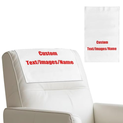 Custom Your Own Image Headrest Recliner Protector Personality for Recliner Sofa Couch Loveseat Headrest Cover Hoursewarming Gifts for Friends, 2 Packs - color: A-custom