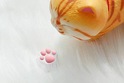 SYA ZOMOPLUS Cute Keycaps,Novelty Cat-Claws Keycap 3D Model OEM Profile Keyboard Keycaps Squishy-Paws Custom Key Caps for Cherry MX Switches Mechanical Gaming Keyboard ESC-Key Keycap(4 Keycaps) - color: 4 Keycaps