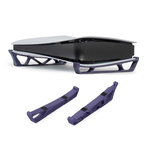 Glistco Skates - Horizontal Stand Compatible with PS5 Slim (Galaxy Purple) - color: Galaxy Purple