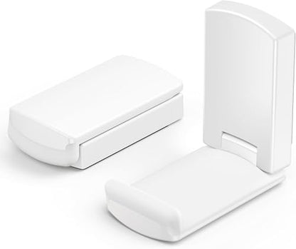 Sticky Headphone Stand Controller Holder - EURPMASK 2 Pack Upgraded Adhesive Headset Hook, Headphone Holder for Desk with Soft Rubber Pads, Gaming Accessory Controller Headset Stand, Pearl White - color: Pearl White_2PCS