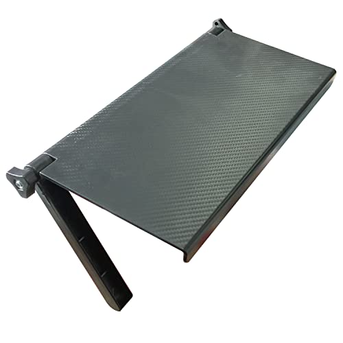 TV Top Shelf Mounting Bracket 13 Inch Flat Panel Mount Adjustable Mount on Monitors to Hold Cable Boxes, Camera, Media Boxes, Game Console and Home Decor Foldable Organizer