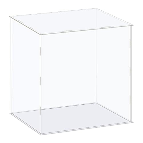 MECCANIXITY Acrylic Display Case Box Clear Dustproof Protection Showcase 12.2x8.3x12.2 Inch for Collectibles Display - size: 12.2x8.3x12.2 Inch