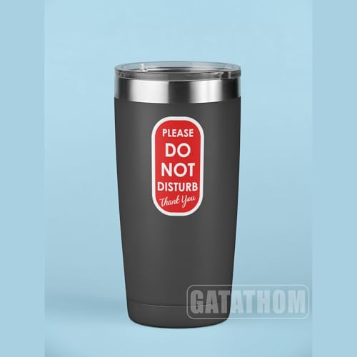(3Pcs) Please Do Not Disturb Sticker – Funny Privacy Stickers for Office Door, Home Office, Zoom Meeting, Online Class, Workspace, Laptop Water Bottle Cup, Waterproof Vinyl Decal, 3" x 1.7" - color: Please Do Not Disturb Thank You