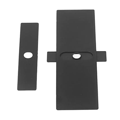Acouto Car Shift Panel Dust Cover for Pajero V93 V80 V87 V97 for Montero V73 V77 8015A066 8015A065 2pcs Center Console Shift Lever Panel Trim Strip Replacement