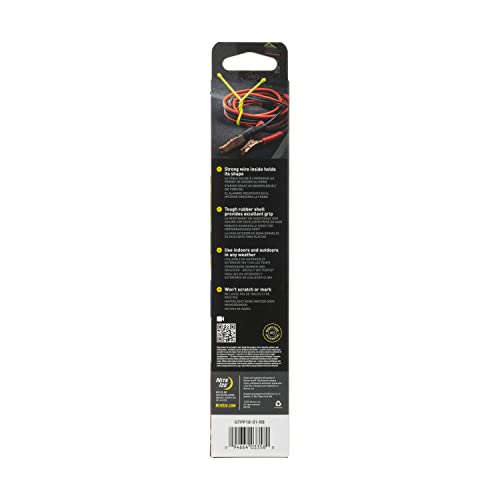 Nite Ize Gear Tie Original ProPacks - Reusable Rubber Twist Ties for Indoor & Outdoor Use - Bendable Wire Interior - Durable Rubber Exterior - Secure Grip - Black, 18" (6 Pack) - size: 18" - 6 Pack