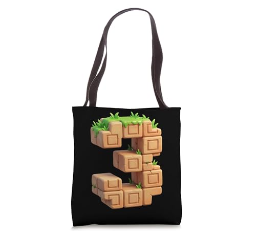 3rd Birthday Boy Pixel Gamer Kids Video Game Tote Bag