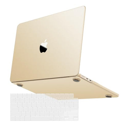 MOSISO Ultra-Thin & Seamlessly Closes Cover Compatible with MacBook Air 13 inch Case M5 M4 M3 M2 2026-2022 A3449 A3240 A3113 A2681, 2 in 1 Kit Anti-Fingerprints Shell for Mac Air 13.6, Starlight Clear - color: Starlight Clear