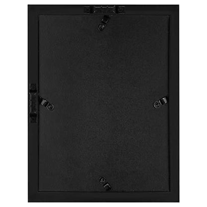 Americanflat 5x7 Shadow Box Frame with Shatter-Resistant Glass - Silhouette Collection - Small Shadow Box Display Case for Tabletop and Wall Display - Black with Soft Felt Back - color: Black, size: 5x7