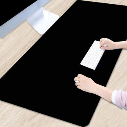 [30" x 13"] Extended-Large Mouse pad, Keyboard pad - Enhance Your Gaming Experience with The Desk mat - Waterproof and Easy to Clean - lint-Free - Ideal for Gaming Table (Black, Extended) - size: 30L x 13W inches