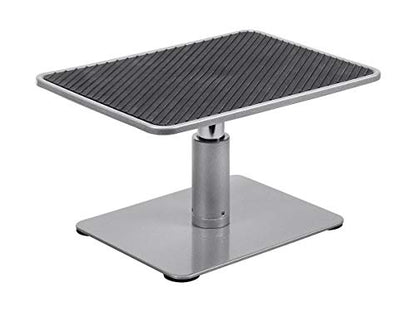 Monoprice Universal Monitor Riser Stand - Raises Monitors 4.6 to 6.5 Inches, Silver Finish - Workstream Collection