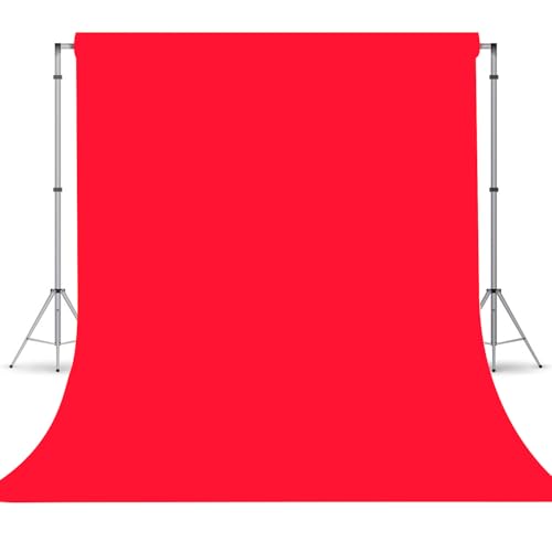 Red Photography Backdrop for Photoshoot, Photo Backdrop Curtain, Perfect Red Backdrops for Party Portrait Photoshoots Video Studio 5FTx7FT - color: Red, size: 5x7 FT