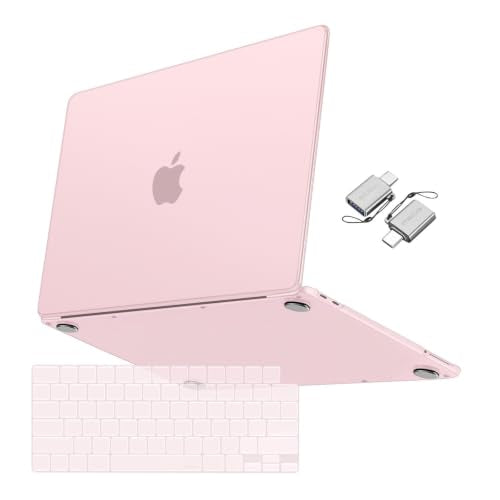 MOSISO Matte Cover Compatible with MacBook Neo Case 13 inch 2026 Model A3404, Ultra-Thin Precision Fit Scratch & Fingerprint Resistant Hard Shell Case&TPU Keyboard Cover&Type C, Blush Clear - color: Blush Clear