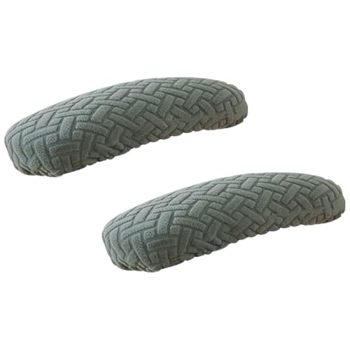 1 Pair Office Chair Armrest Covers Stretch Jacquard Computer Chair Arm Pad Covers Removable Arm Slipcovers Protectors for Office Computer, Desk, Gaming Chairs Green - color: Green, size: 1 Pair