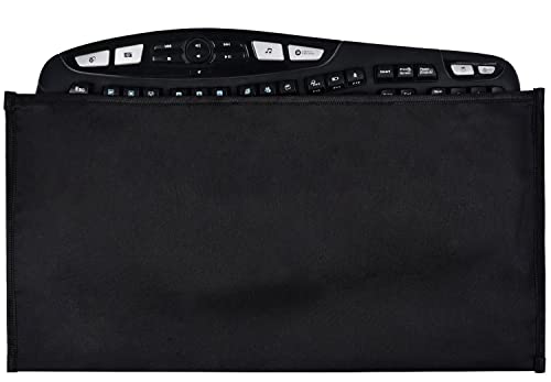 Keyboard Bag Case Sleeve Pouch for Universal Keyboard, Logitech/Razer/Das/Havit/Apple Magic Keyboard Protector, Wireless/Wire Computer/Gaming PC Keyboard Dust Cover-Black - color: Black - 20.87 x 11 Inch