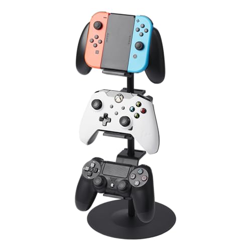 YAMAZAKI Home Smart Universal Adjustable Game Controller Stand/Controller Holder - Steel - color: Black