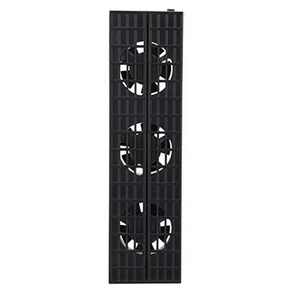 Acogedor USB Host Cooling Fan for PS4 Slim, External USB Cooler Automatic Temperature Sensor Controlled Radiator with 3 Fans for PlayStation 4 Slim