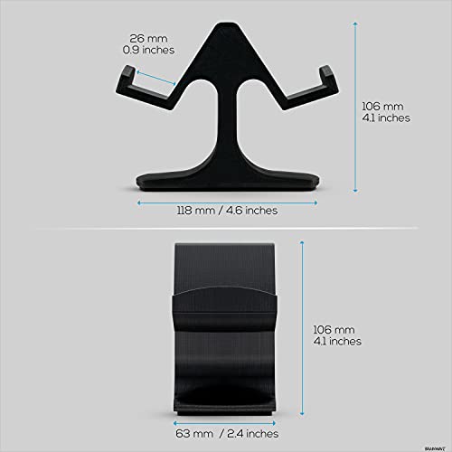 Dual Game Controller Desktop Holder Stand - Universal Design for Xbox ONE, PS5, PS4, PC, Steelseries, Steam & More, Reduce Clutter UGDS-03 (Black) - color: UGDS-03 Black