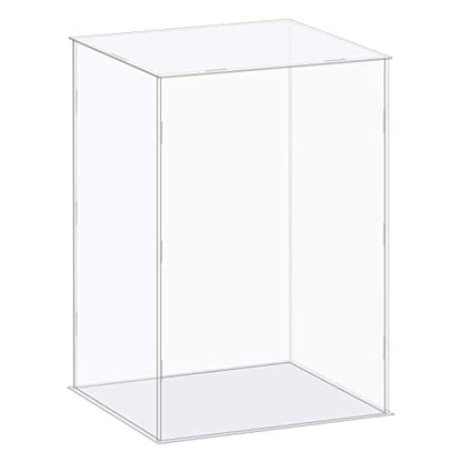 MECCANIXITY Acrylic Display Case Box Clear Dustproof Protection Showcase 8.3x6.3x12.2 Inch for Collectibles Display - size: 8.3x6.3x12.2 Inch