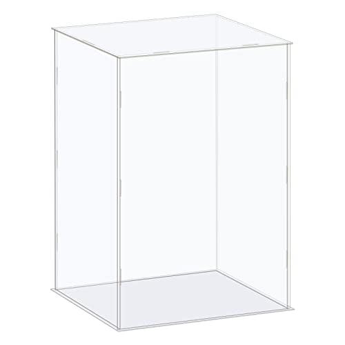 MECCANIXITY Acrylic Display Case Box Clear Dustproof Protection Showcase 8.3x6.3x12.2 Inch for Collectibles Display - size: 8.3x6.3x12.2 Inch