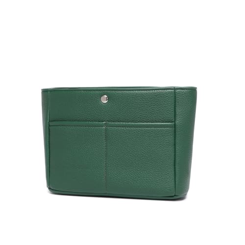 YONEBN waterproof Storage Bag Lightweight Large Capacity nylon Bag Inner Bag Handbag Organizer - color: Pu/Forest Green